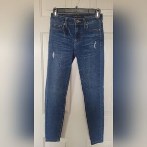 Kendall & Kylie Distressed Blue Jeans